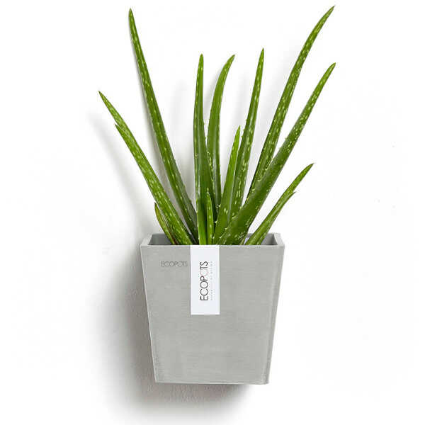 Manhattan Wall Planter Colour White Grey